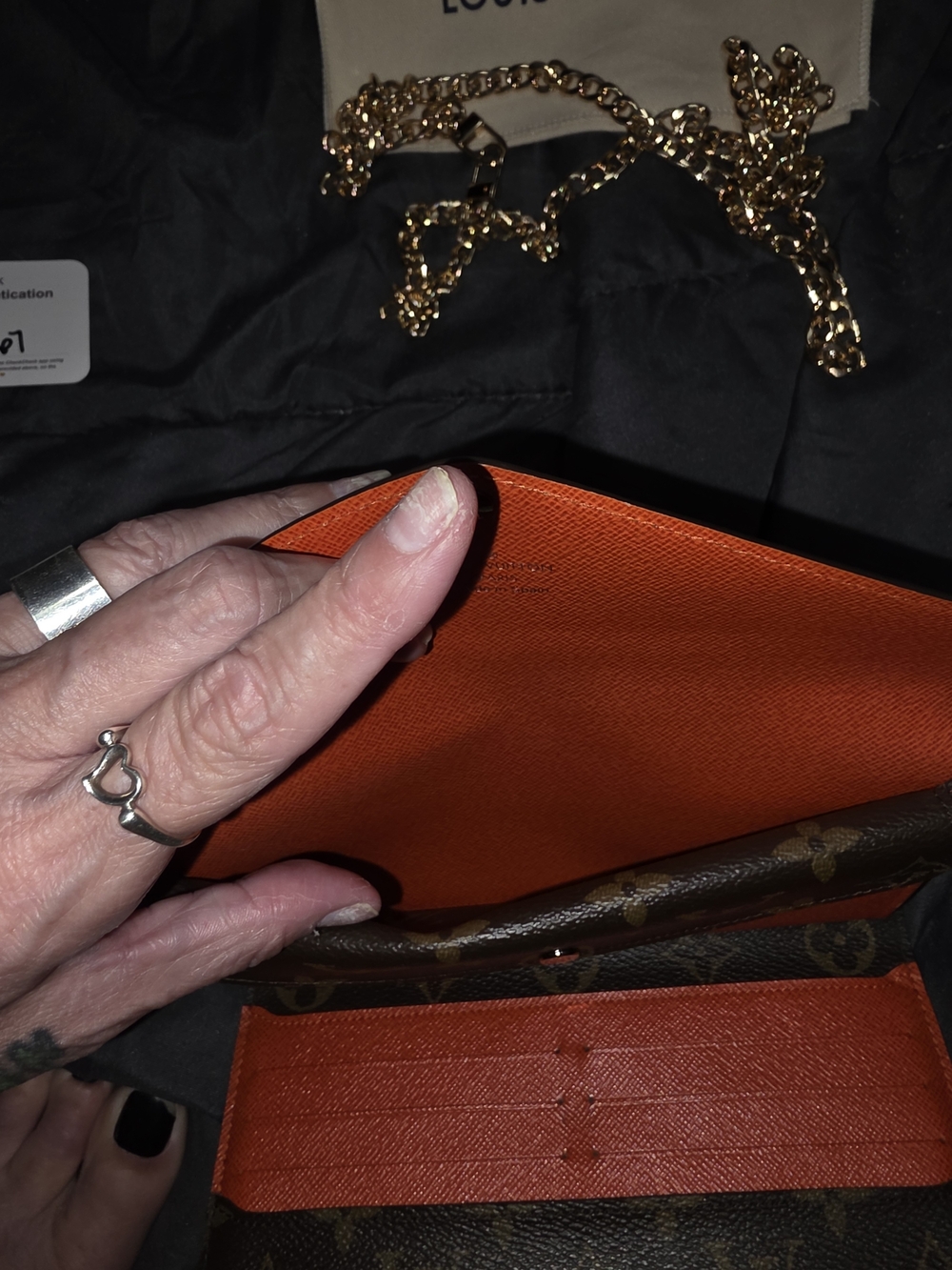 AUTH Louis Vuitton Marie-Lou Long Wallet - Picture 7 of 14
